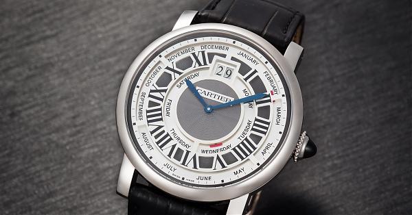 年历錶新高度 卡地亚Rotonde de Cartier年历腕錶