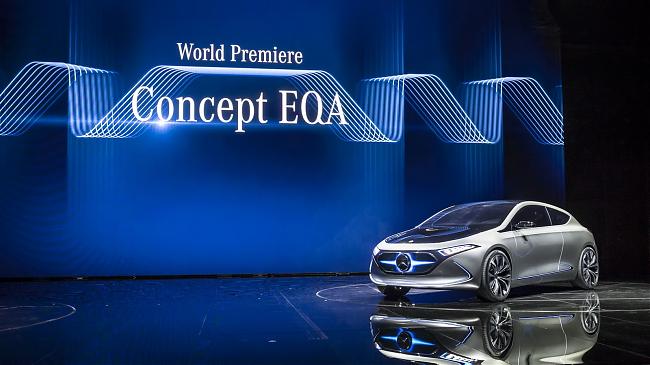 Mercedes-Benz秀科幻  Concept EQA電動概念車