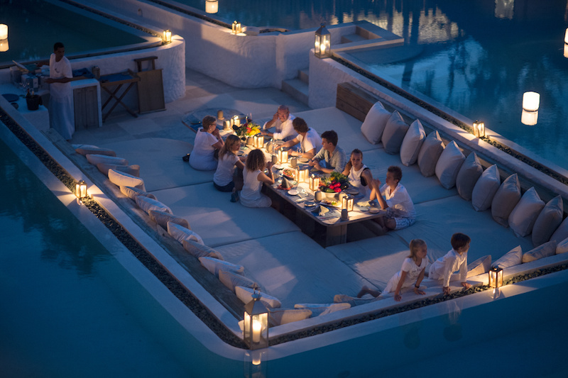 比降板更豪华的下沉式餐桌 马尔地夫顶级别墅Soneva Fushi Resort 私人领地Private Reserve