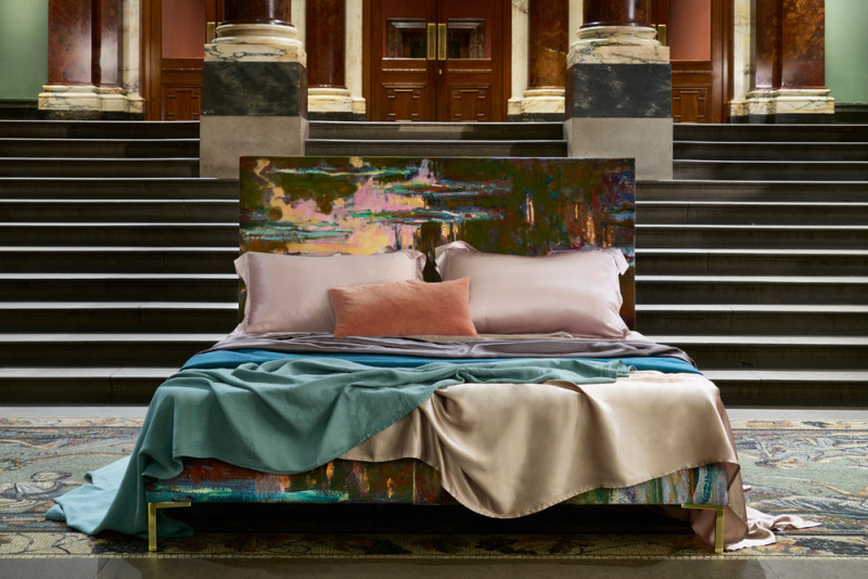 聯手英國國家博物館 SAVOIR BEDS打造莫內典藏畫作裝飾床