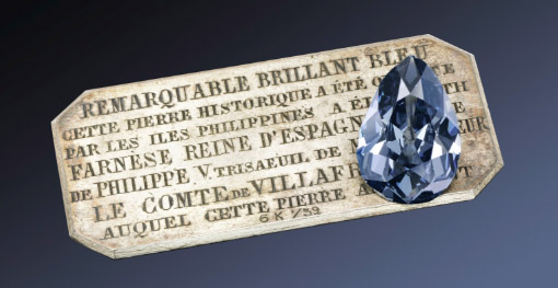 欧洲皇室百年珠宝「法纳斯蓝」近台币二亿天价落槌