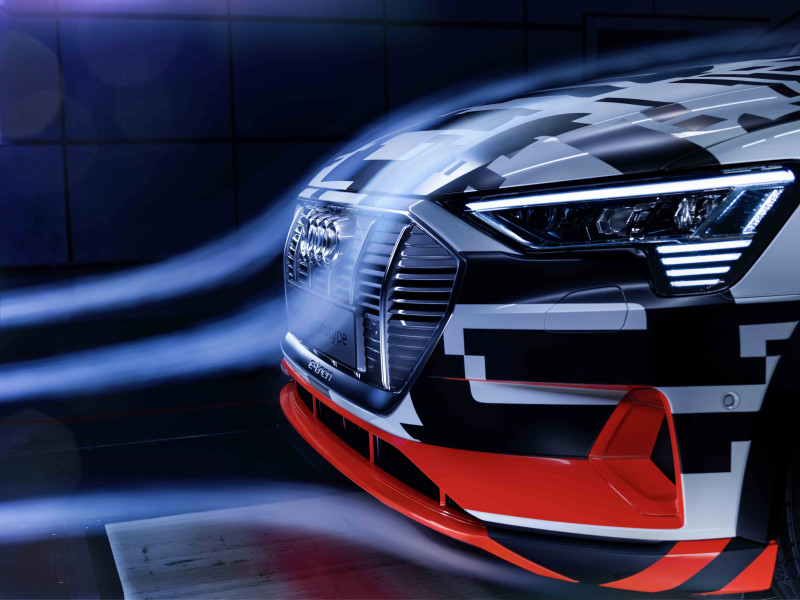 风阻决定Audi续航力 奥迪纯电e-tron prototype缔造0.28Cd超表现