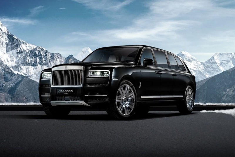 谁嫌劳斯莱斯SUV休旅车还不够豪? 德国改装大厂Klassen推出Rolls-Royce Cullinan limo防弹加长版