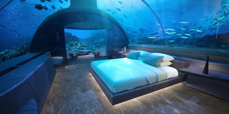 終於開幕了！ 入住馬爾地夫全球首個海底酒店Muraka 讓魚群伴你入睡