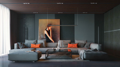 30種現代奢華風的客廳設計