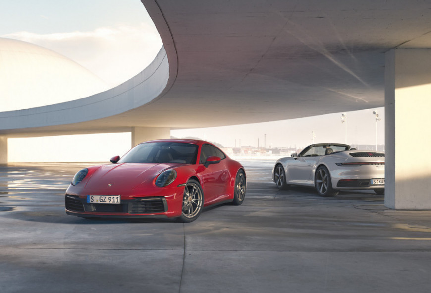 保时捷 Porsche 911 Carrera 4和911 Carrera 4 Cabriolet全轮驱动登场!
