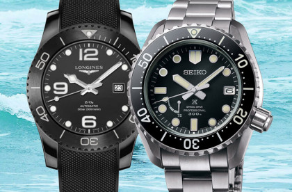 2019年高CP值手表的代表 浪琴HydroConquest和SEIKO Prospex潜水表规格都很有诚意