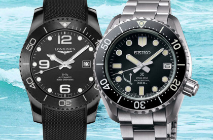 2019年高CP值手錶的代表 浪琴HydroConquest和SEIKO Prospex潛水錶規格都很有誠意