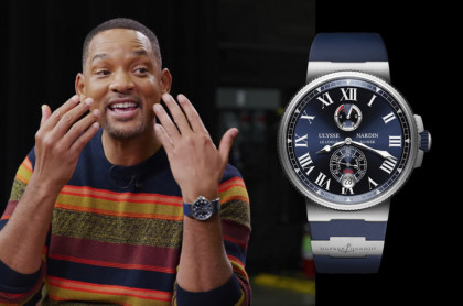 威爾史密斯對手錶有自己一套哲學 近期宣傳新片雙子殺手佩戴一款雅典錶受到關注