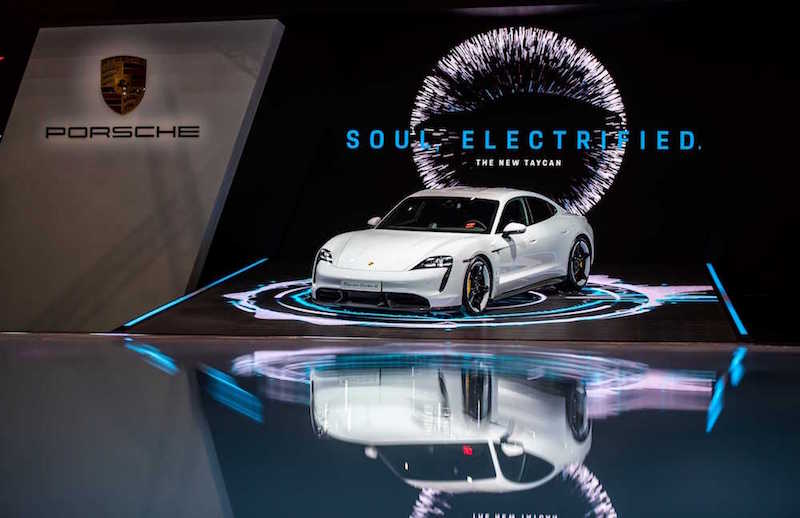 保時捷Porsche Taycan現身2020新車大展