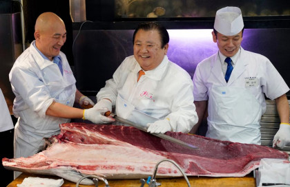 日本令和第一鮪魚拍賣天價1億9000萬日幣