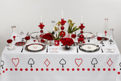 Dior Maison家飾系列以甜蜜愛心與迪奧先生摯愛的紅色調為設計主軸打造