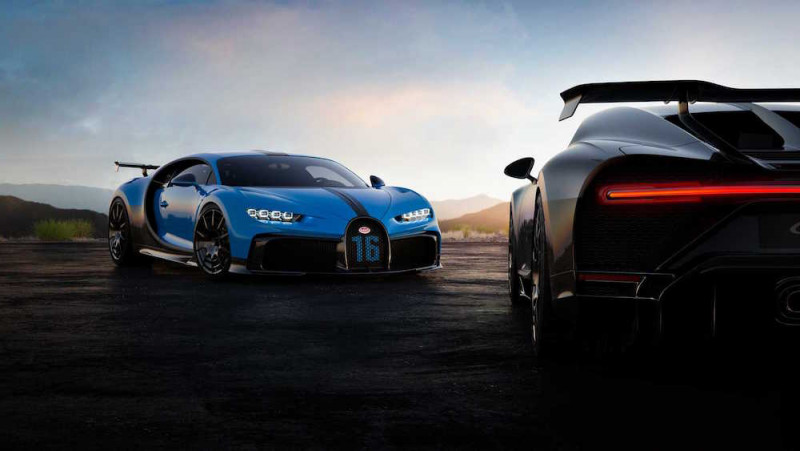 布加迪凯龙再进化  Bugatti Chiron Pur Sport限量60辆