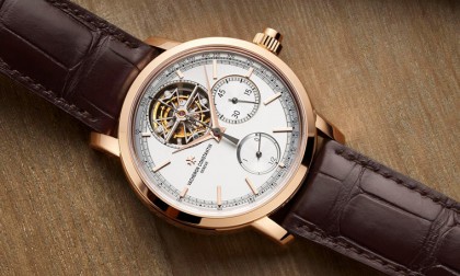 陀飛輪加單按把計時的少見組合 江詩丹頓Traditionnelle系列又一款高工藝複雜新錶