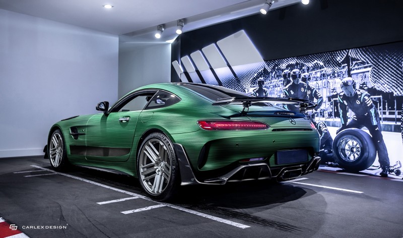 梦幻车图集 暗黑深绿纹身mercedes Amg Gt R Pro 世界高级品luxurywatcher