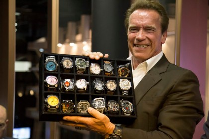 魔鬼終結者阿諾除了愛戴AP手錶 還有很特別的個人收藏
