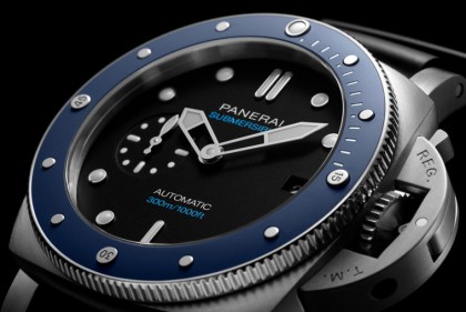 線上獨賣又限量的沛納海Submersible藍陶瓷圈小三針