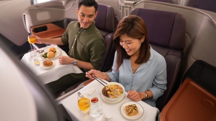 新加坡航空A380飞机变身餐厅  开放预订30分钟抢购一空