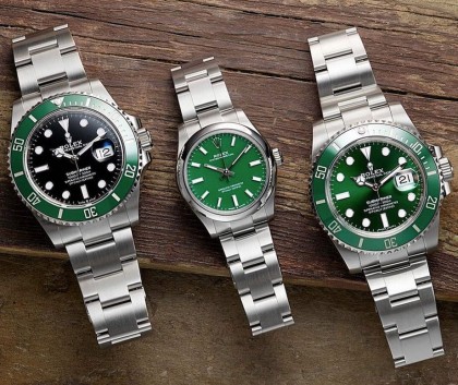 劳力士最夯的三款绿色手表