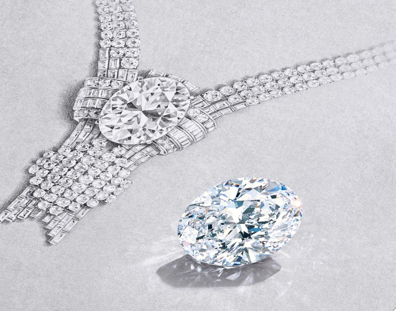 Tiffany买下80克拉钻石  打造最大最贵项链
