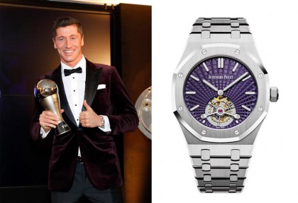 盤點世界足球先生Robert Lewandowski收藏的P級名錶