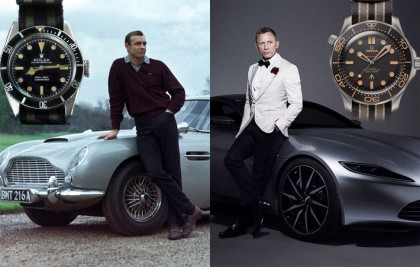 两代007詹姆士庞德名车名表比较