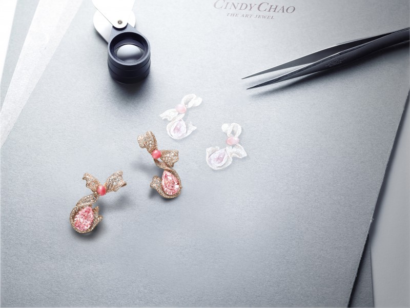 CINDY CHAO珠寶2021新作 30億粉紅彩鑽驚艷登場
