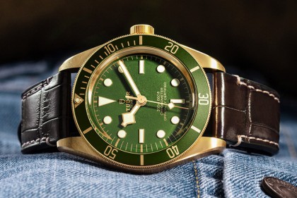 帝舵以18K黃金打造全新Black Bay Fifty-Eight潛水錶