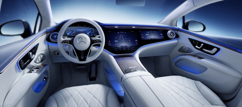 不只是超大曲面萤幕 宾士电动车Mercedes-Benz EQS内装三大亮点