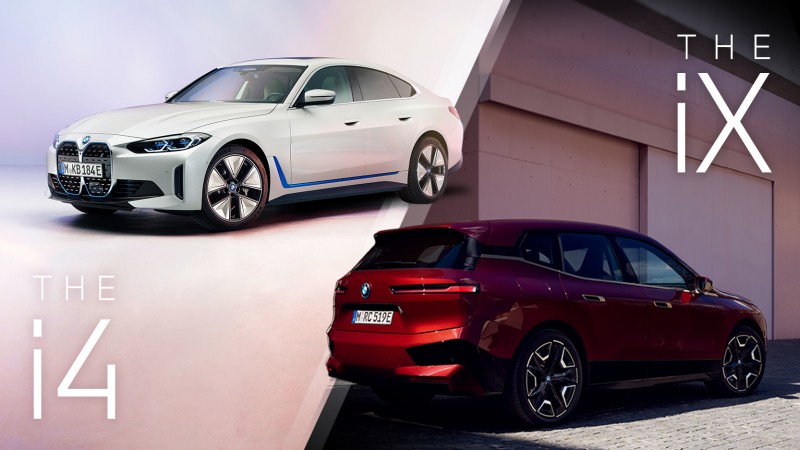 BMW iX纯电休旅与BMW i4四门跑车开始线上预购