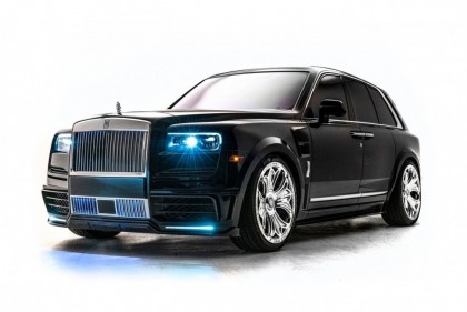 饒舌天王訂做的勞斯萊斯庫里南Rolls-Royce Cullinan狂妄末日風