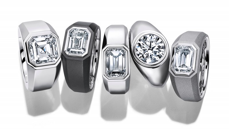 Tiffany发表第一款男士订婚戒指  独创设计不让六爪钻戒专美于前  