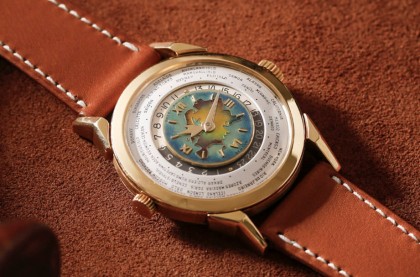 百达翡丽2523珐琅世界时区手表拍出2亿台币天价