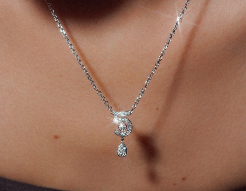 香奈兒 N°5 高級珠寶 幸運數字變成閃亮耳環、項鍊、戒指