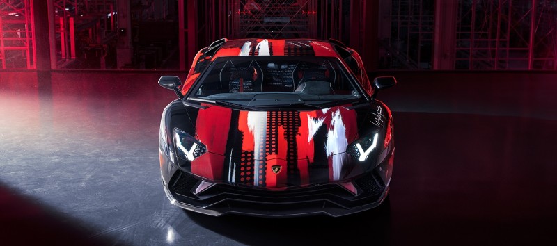 [夢幻車圖集] 山本耀司 x Lamborghini Aventador S彩繪超跑