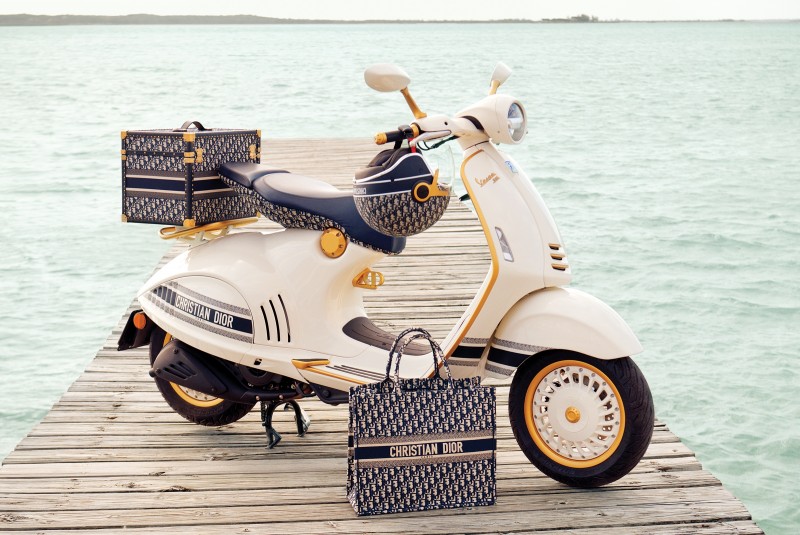 Vespa 946 Christian Dior摩托车限量推出 单买行李箱24万