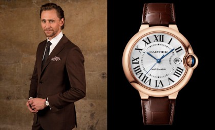 紳士型男湯姆希德斯頓戴卡地亞手錶出席《洛基Loki》影集倫敦首映會