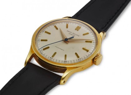安迪沃荷的百達翡麗K金錶在拍賣會拍出亮眼價格