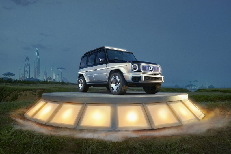 2021德國車展Benz秀純電大軍 賓士G Class首度化為EQG概念車