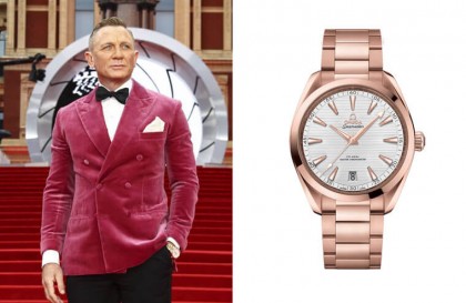 丹尼爾克雷格Daniel Craig戴百萬名錶出席《007生死交戰》全球首映會
