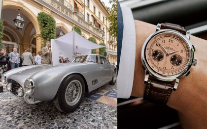 義大利知名古董車展評選最佳汽車獎得主為法拉利250 GT Tour de France 獎品是一支朗格計時錶