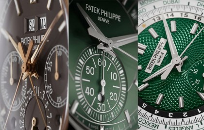 百達翡麗複雜計時碼錶改款新品三連發 綠面再次成焦點