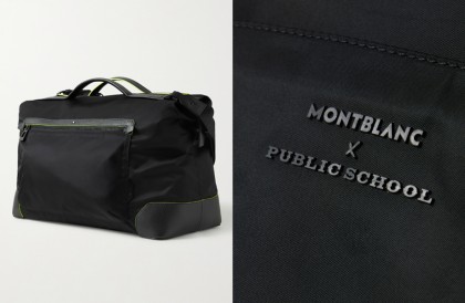 萬寶龍最新聯名 Public School New York 熟男想要的黑包時尚