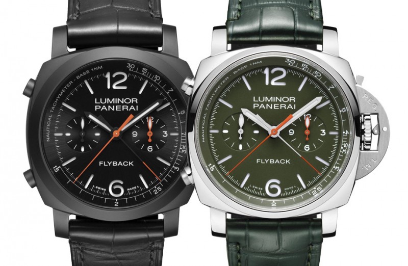 沛納海推出全新計時錶PAM01298、PAM01296  人氣“黑陶瓷”和“綠面”上身 