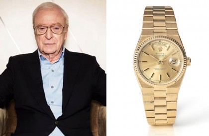 奧斯卡最佳男配角米高肯恩爵士釋出個人紀念品拍賣 一款少見勞力士石英總統錶在列