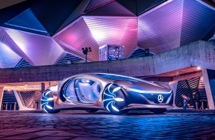 賓士“原生物種” VISION AVTR 電動概念車現身台北