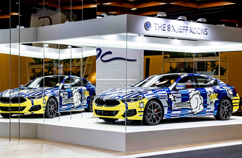 2022台北当代艺术博览会亮点神作 BMW THE 8 X JEFF KOONS普普艺术跑车