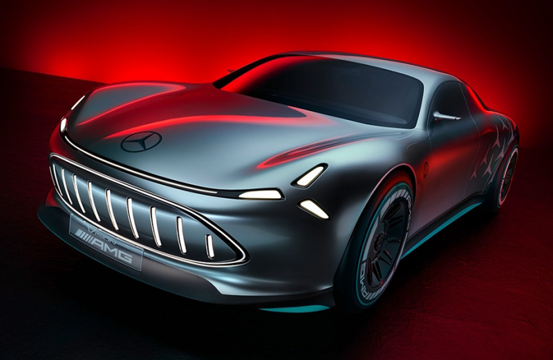 宾士最新纯电概念车Vision AMG外观特色曝光 将于2025年量产