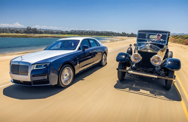 勞斯萊斯 Rolls-Royce Silver Ghost 新舊鬼魂首次同框試駕