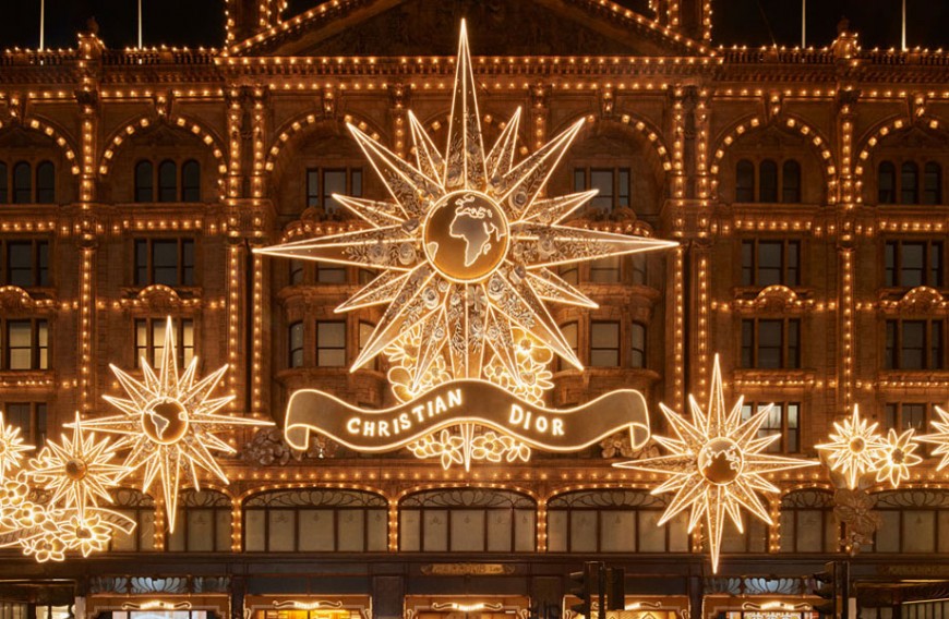 Dior攜手英國Harrods百貨打造「奇幻耶誕慶典」